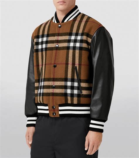 burberry white leather accessories|burberry leather bomber.